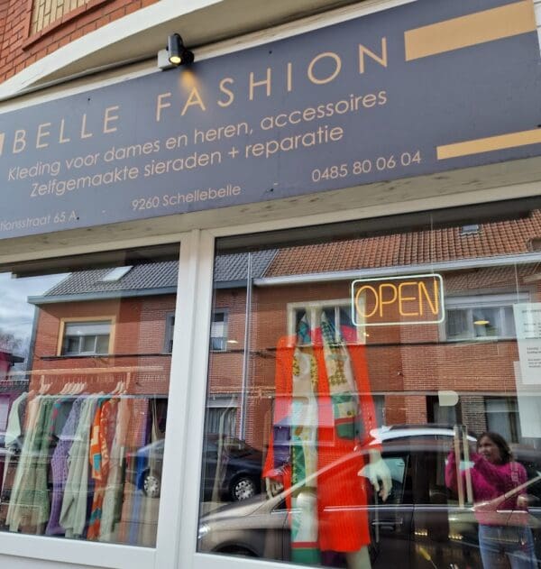 Belle Fashion Herenmode, Damesboetiek en Juwelen te Schellebelle Oost-Vlaanderen