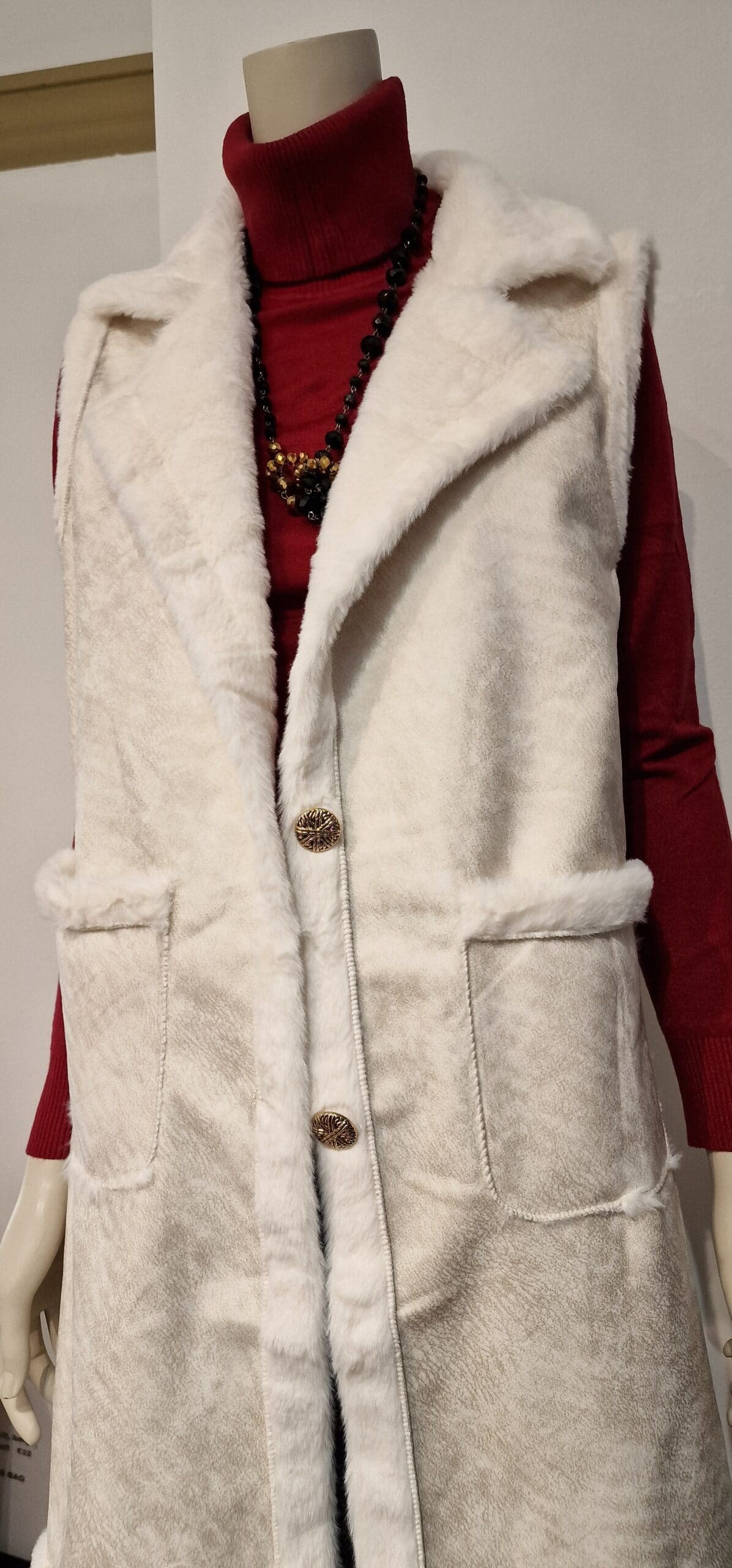 Mouwloze jas voor dames - Afbeelding 8