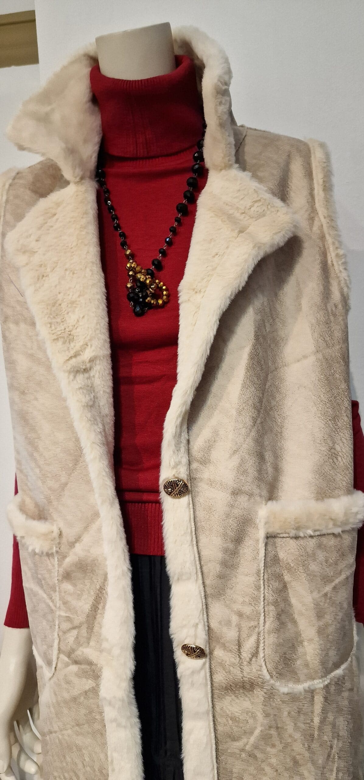 Mouwloze jas voor dames - Afbeelding 7