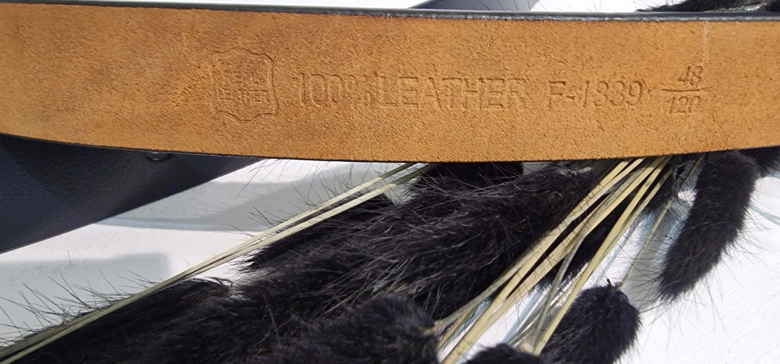 Lederen herenriem - Afbeelding 5