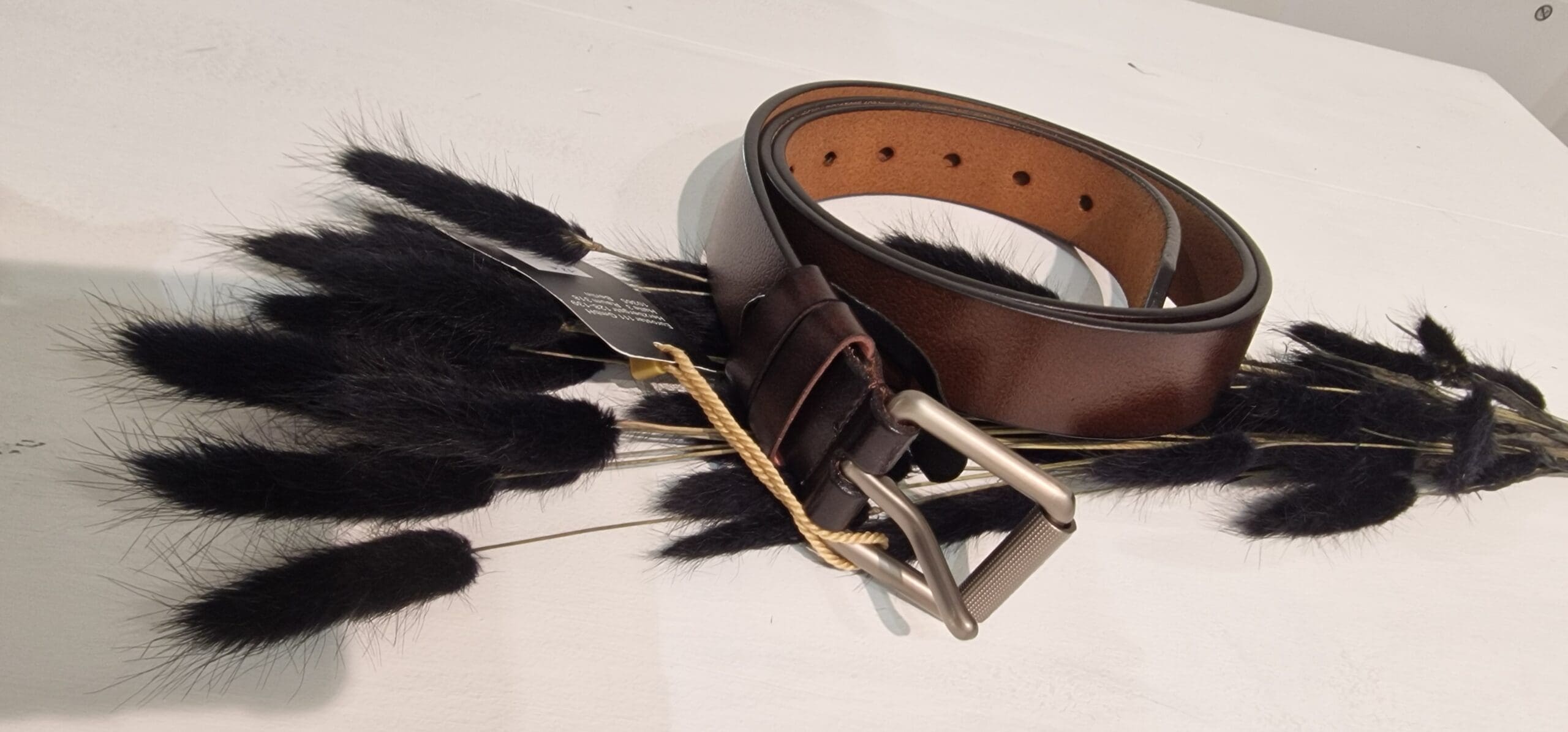 Lederen herenriem - Afbeelding 3
