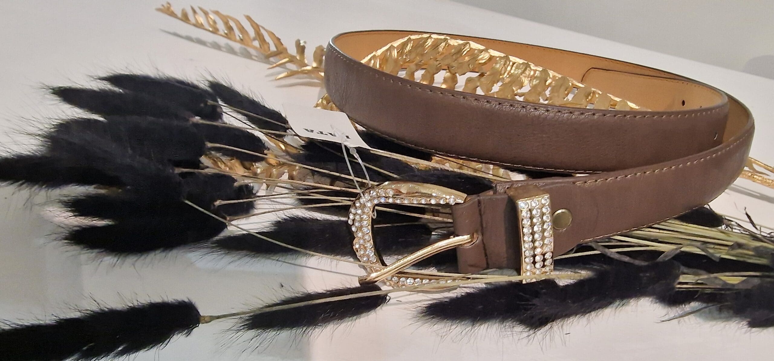 Damesriem met strass-steentjes - Afbeelding 4