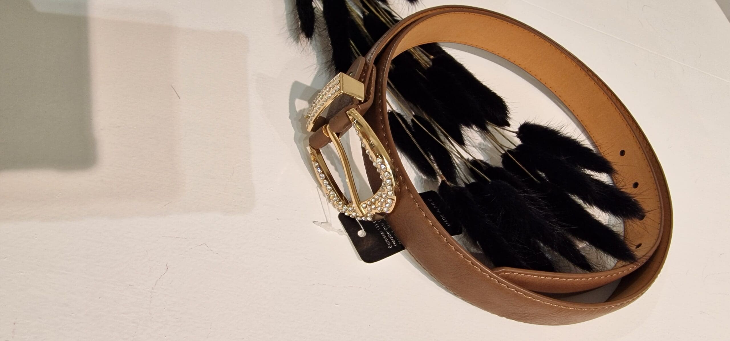 Damesriem met strass-steentjes - Afbeelding 3