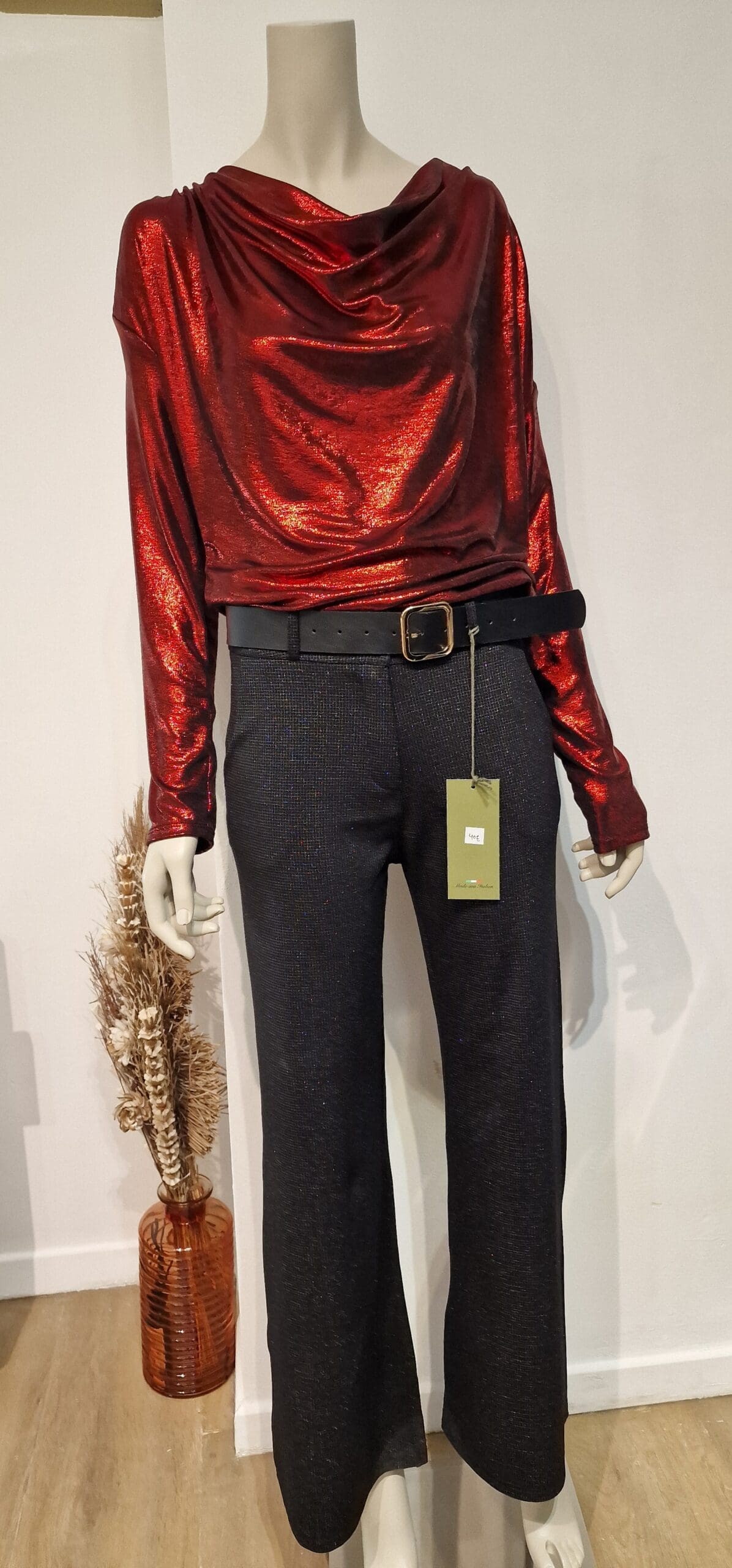 Dames broek met riem - Afbeelding 2