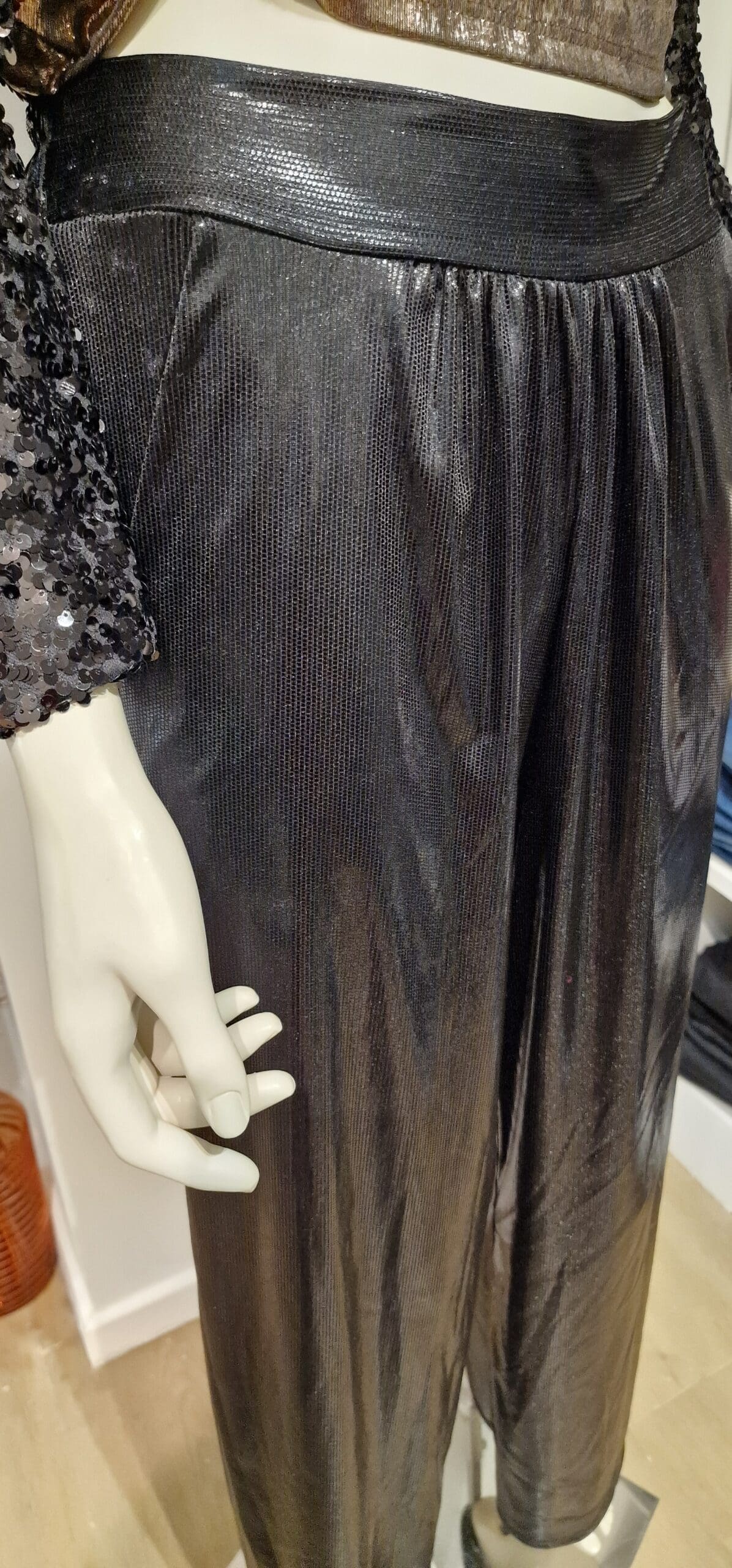 Dames glansende broek - Afbeelding 3