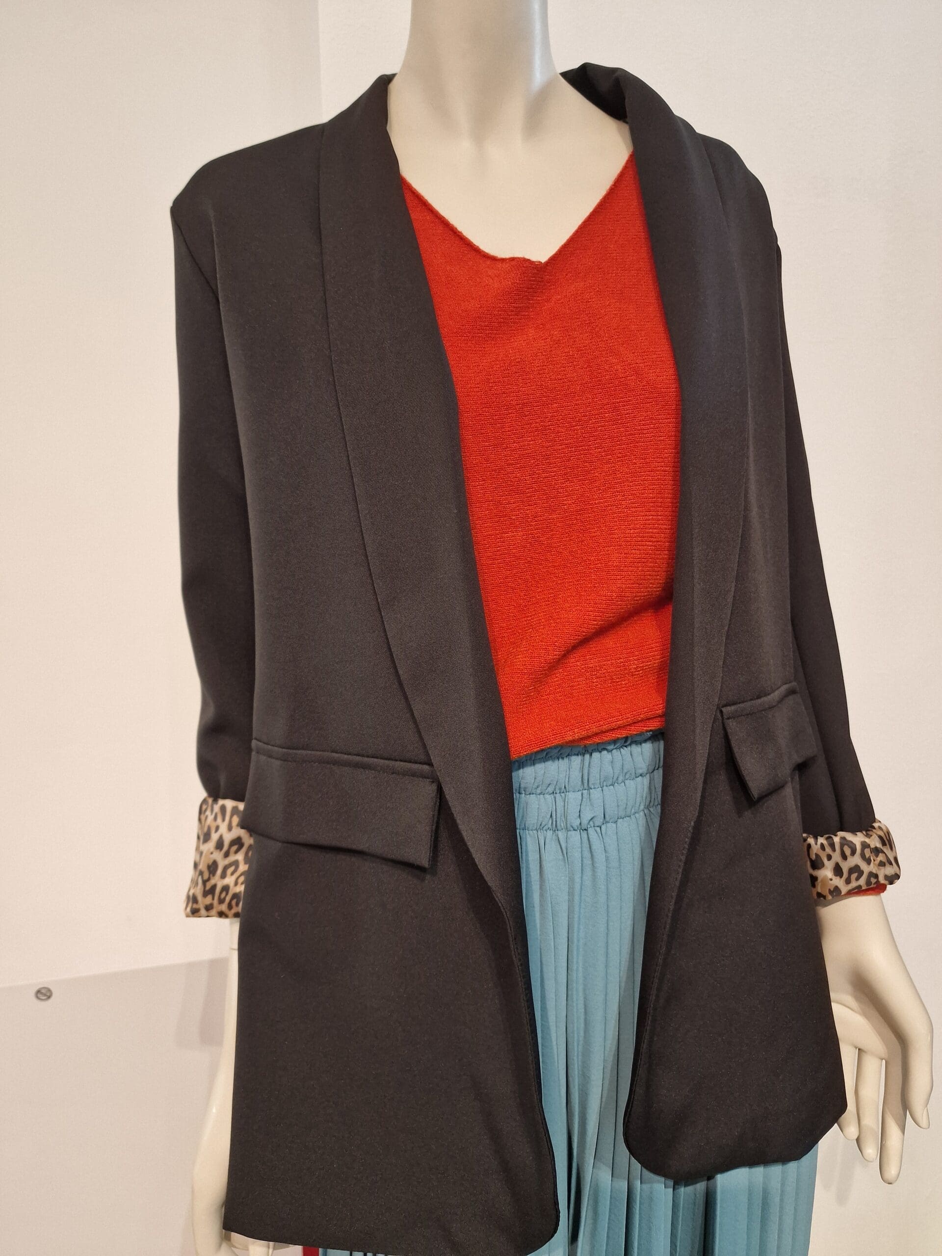 43-Blazer- dames met panterprint. - Afbeelding 4