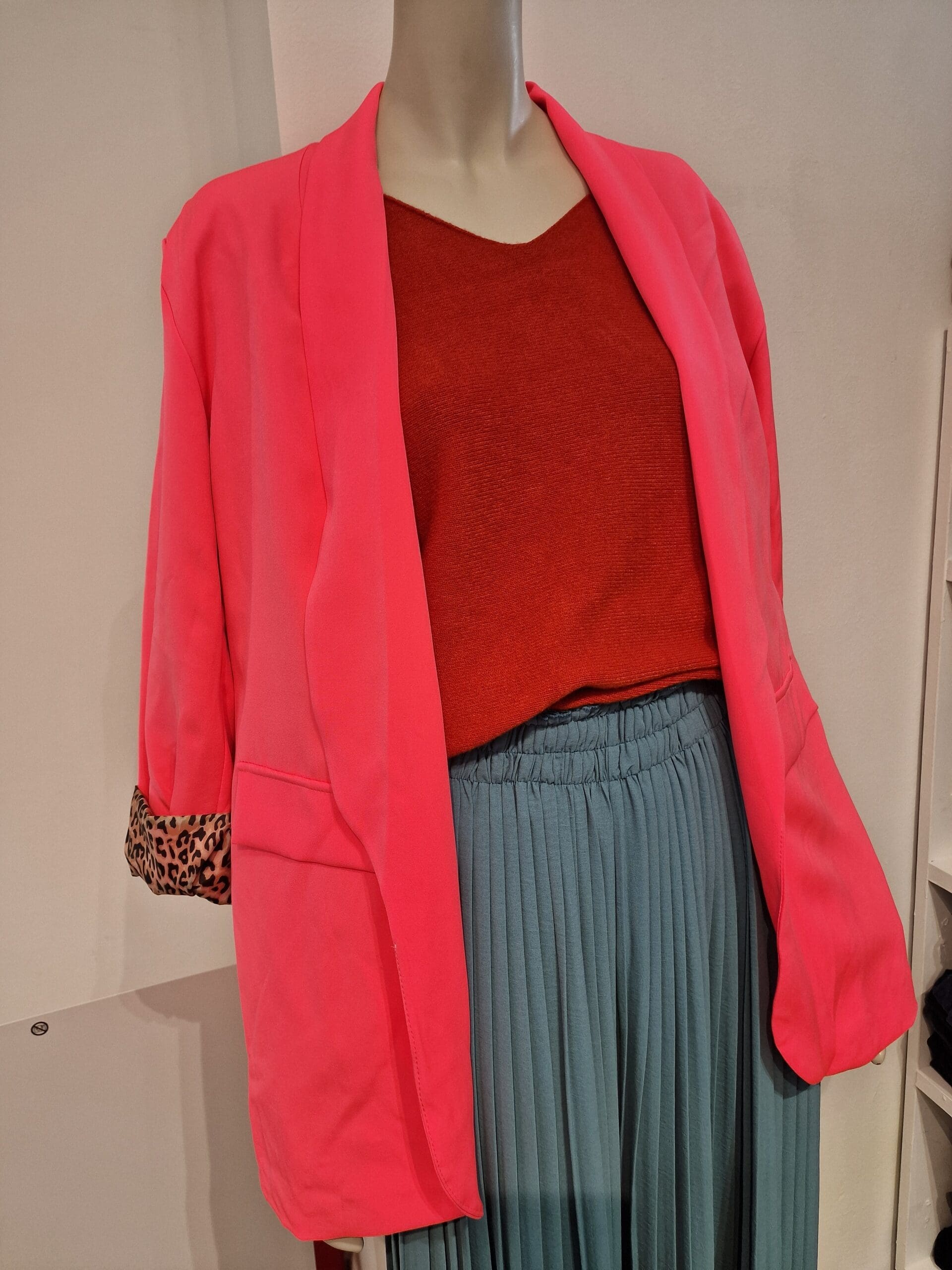 43-Blazer- dames met panterprint. - Afbeelding 5