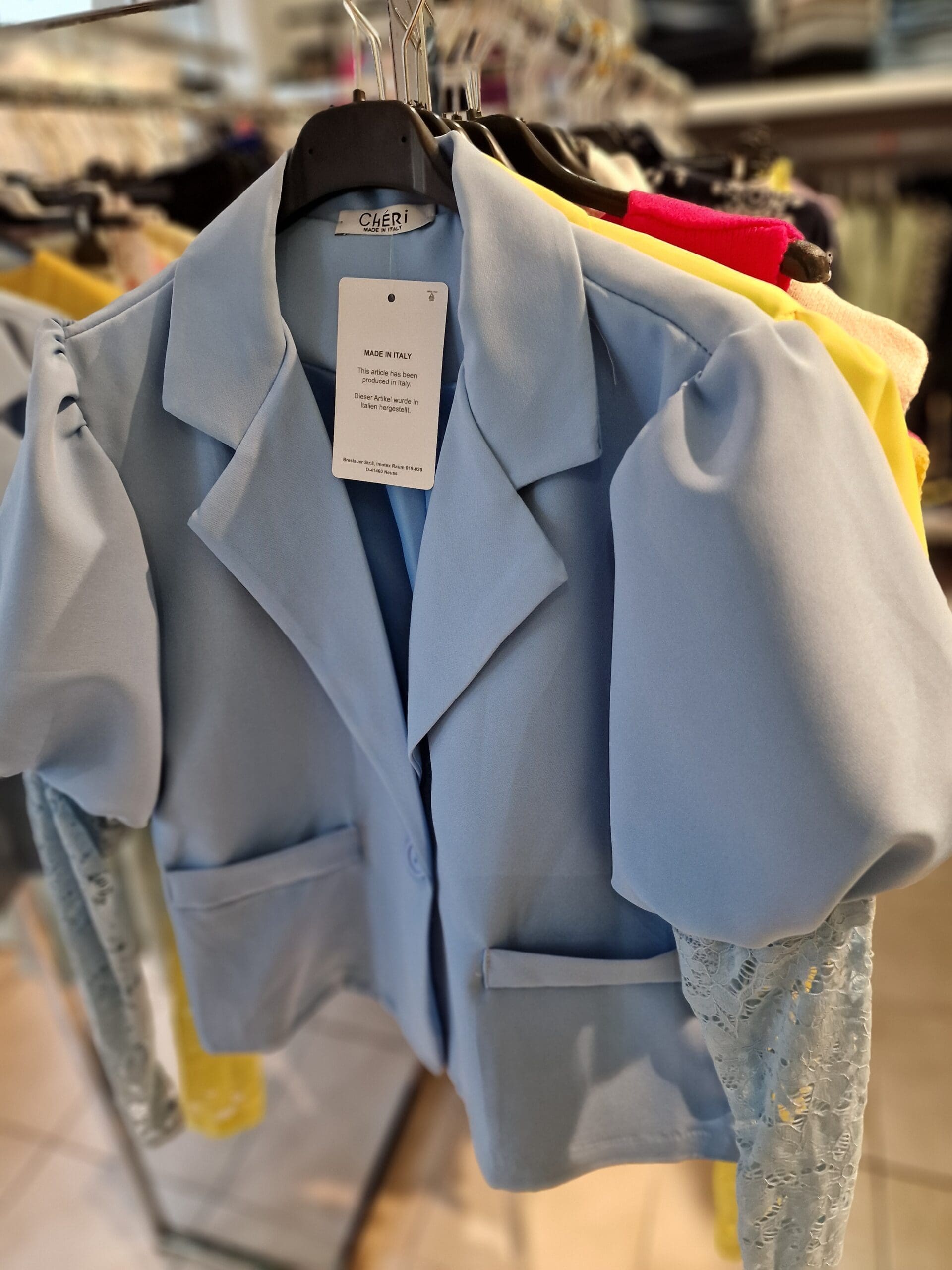 45-Blazer met kanten mouwen - Afbeelding 4