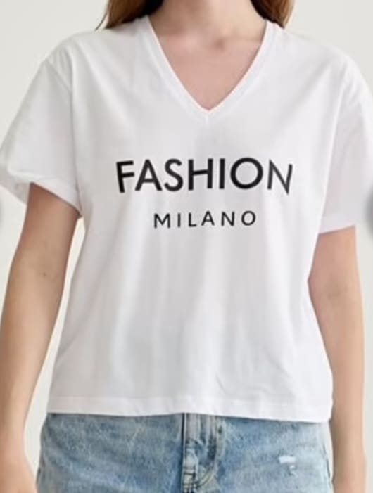 40-Dames t-shirt Fashion Milano - Afbeelding 4