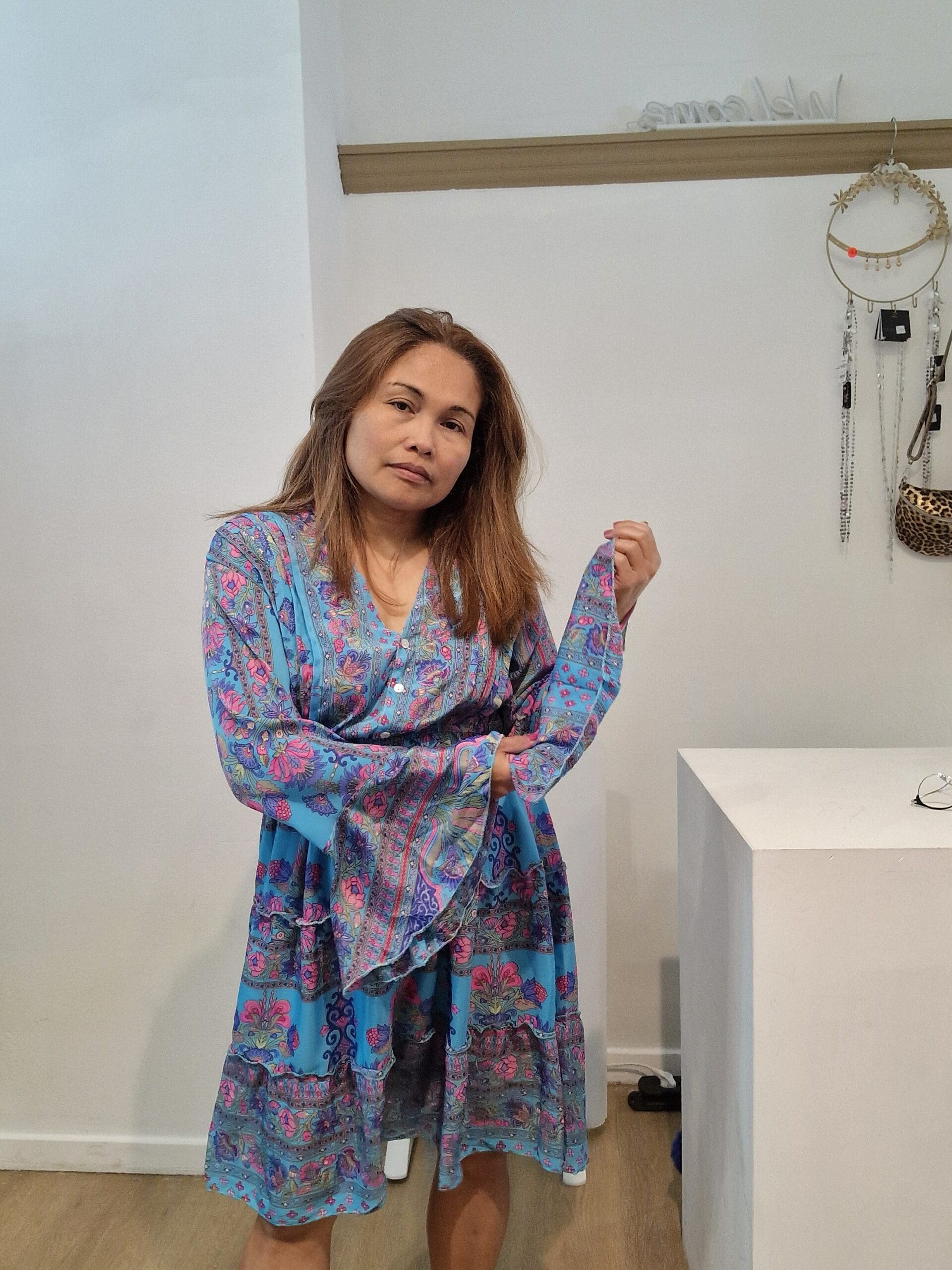 Jurk- fijne printjes - Afbeelding 5