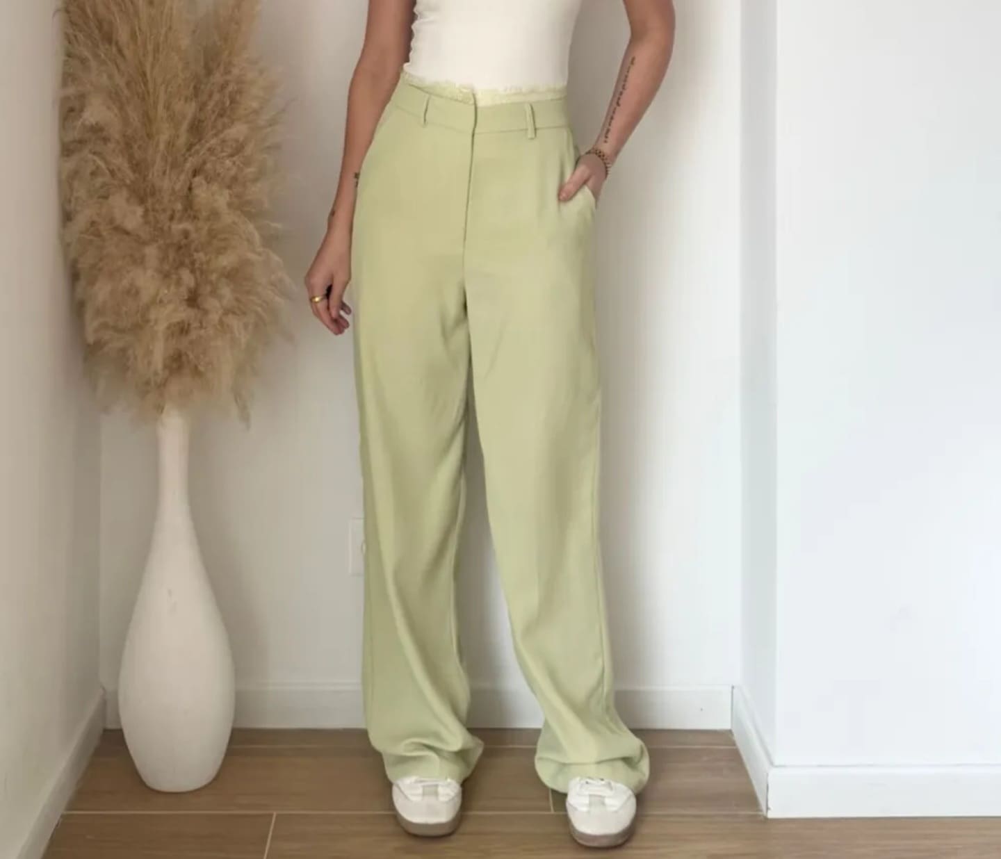 60-Dames broek- kant