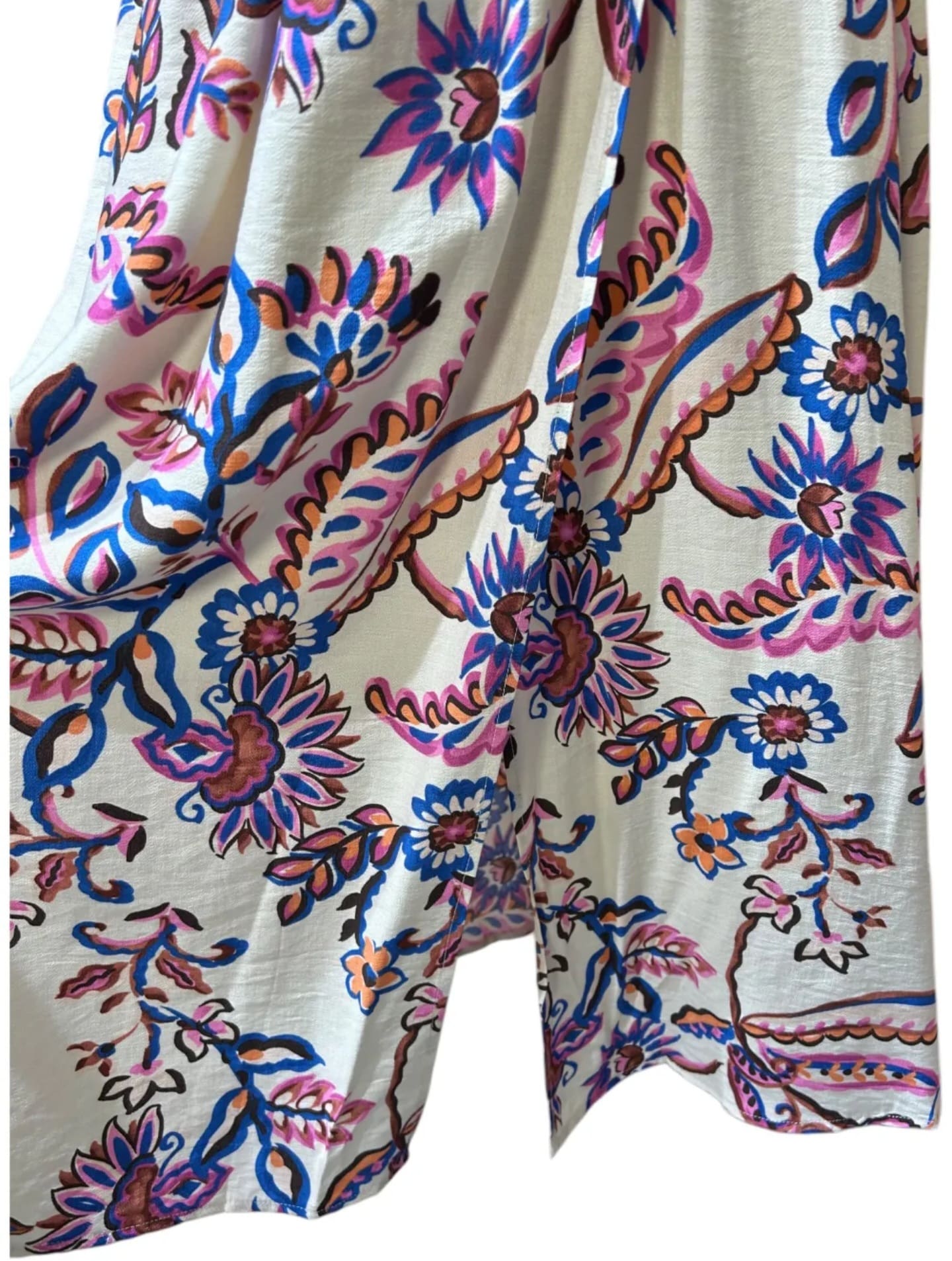 58-Dames rok - blauwe printjes - Afbeelding 3