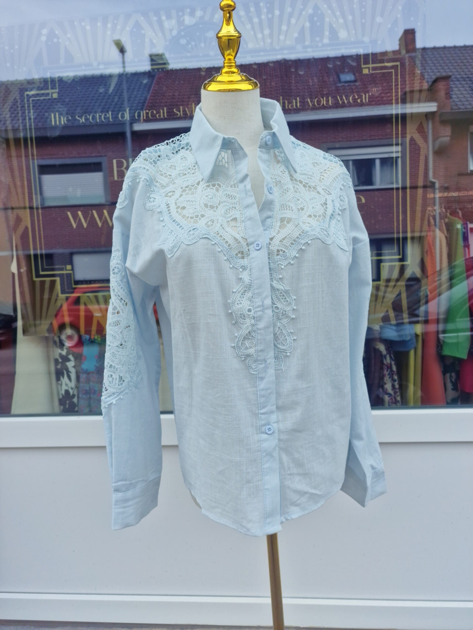 Dames hemd Jollya - kanten