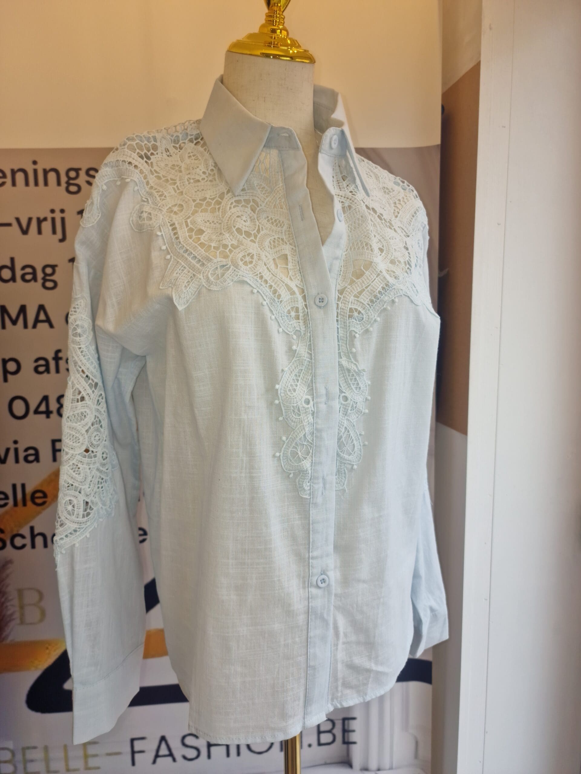 Dames hemd Jollya - kanten - Afbeelding 6