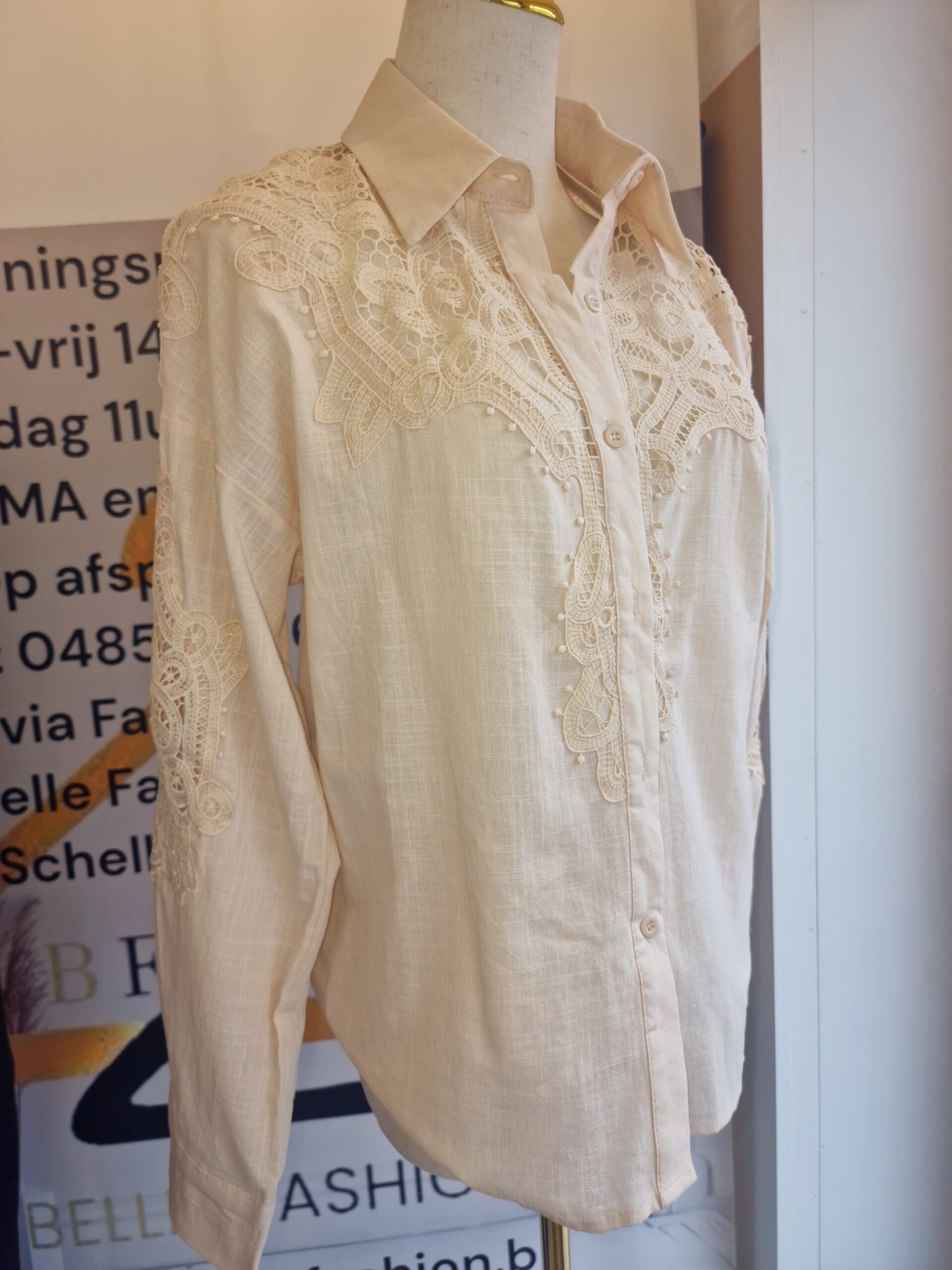 Dames hemd Jollya - kanten - Afbeelding 5